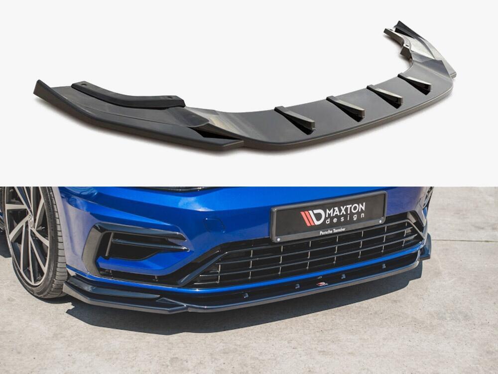 Front Splitter V.9 Volkswagen Golf R / R-Line Mk7 Facelift