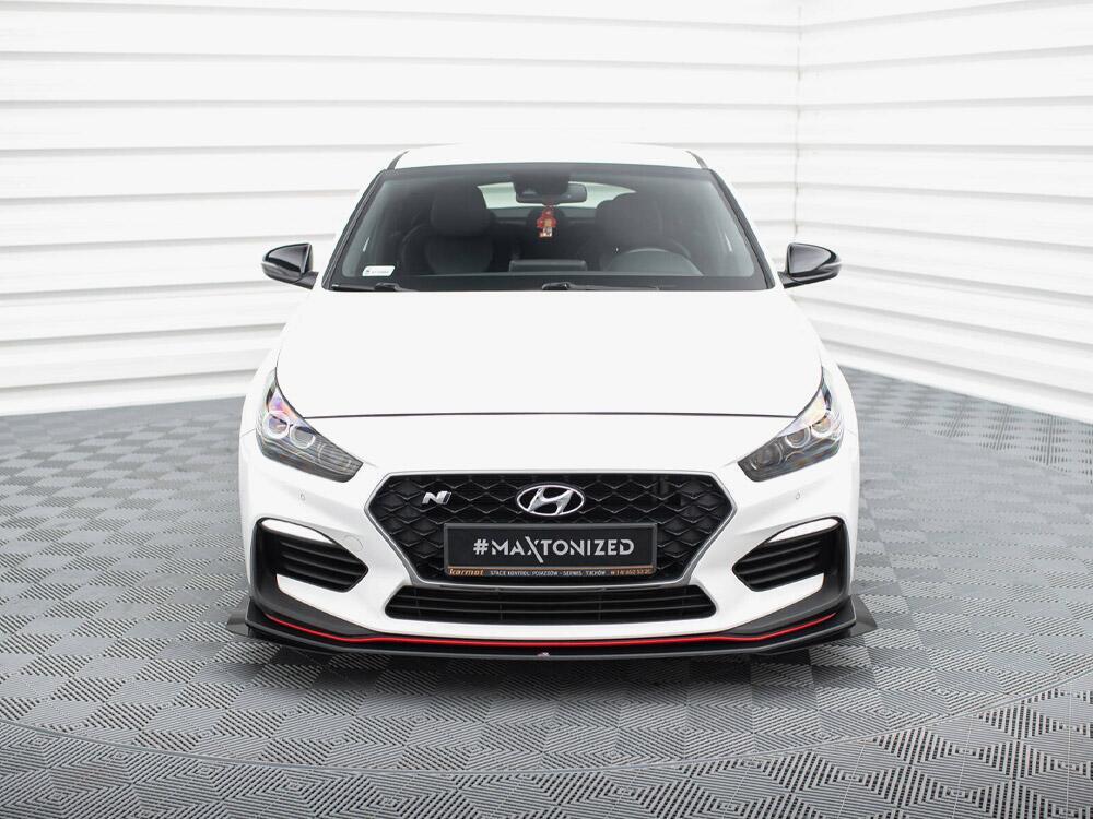 Street PRO Front Splitter + Flaps Hyundai I30 N Mk3 Hatchback / Fastback