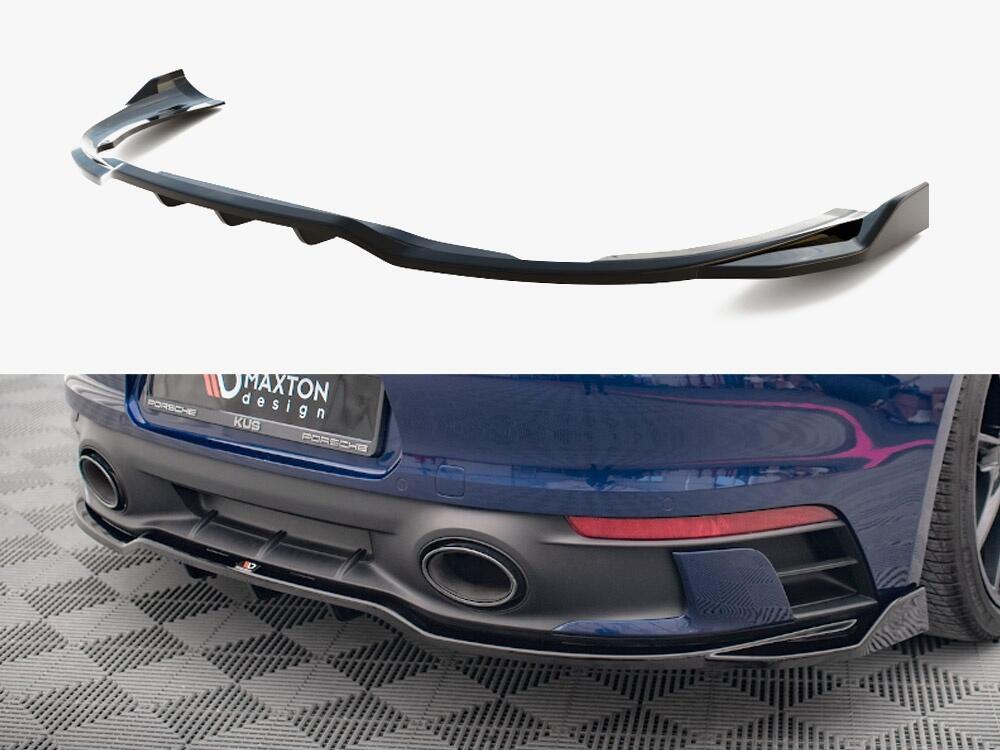 Rear Splitter (Vertical Bars) V.2 Porsche 911 Carrera Aero / Carrera GTS 992