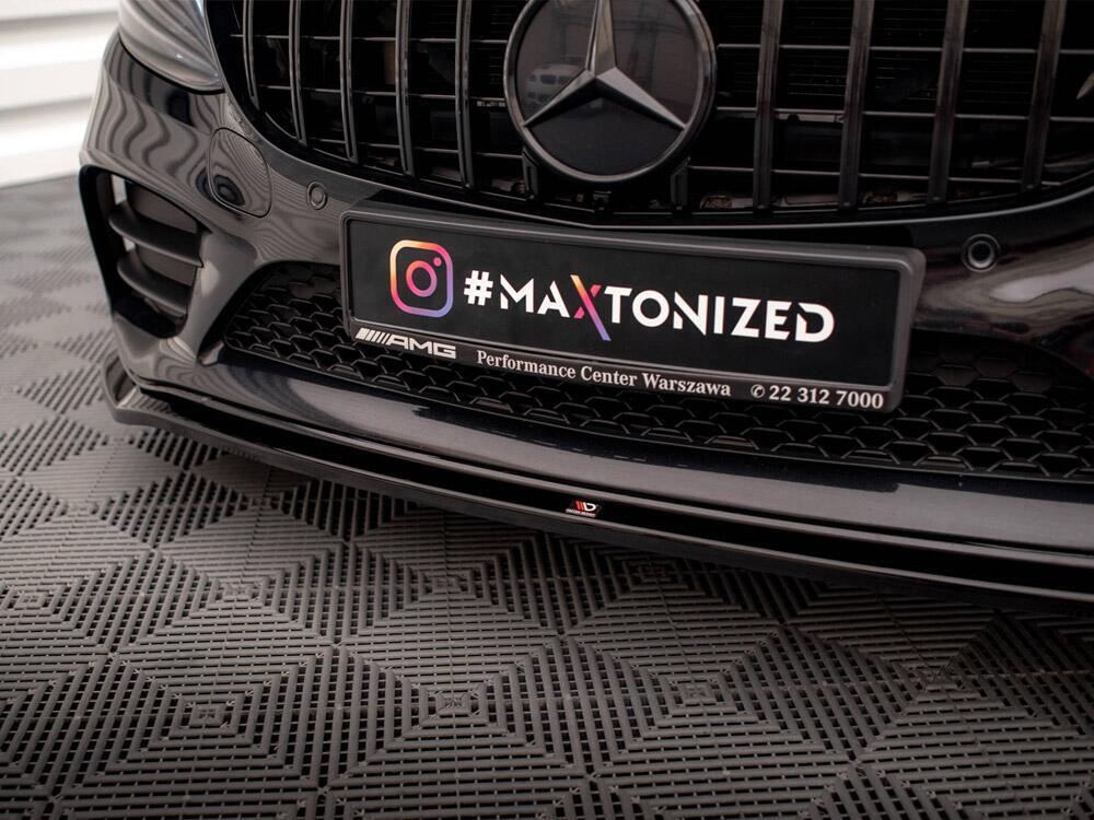Front Splitter V.1 Mercedes-Benz C AMG Line Sedan / Coupe / Estate W205 / C205 / S205 Facelift