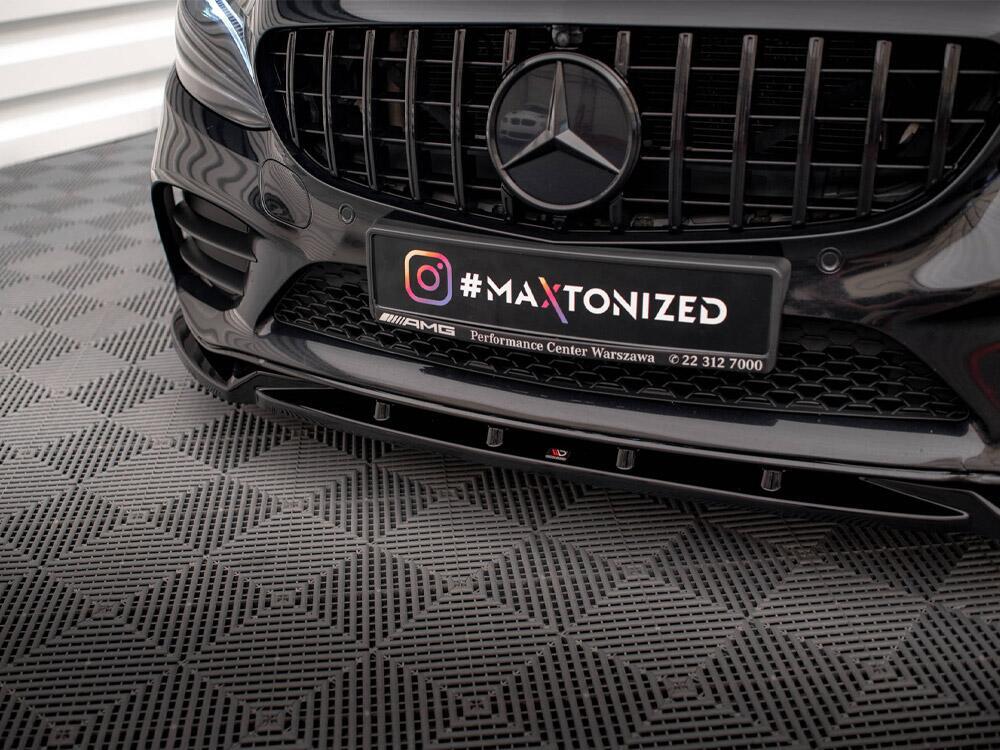Front Splitter V.2 Mercedes-Benz C AMG Line Sedan / Coupe / Estate W205 / C205 / S205 Facelift
