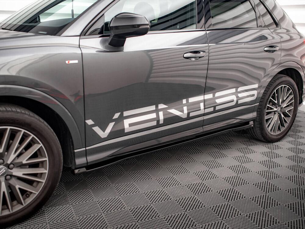 Side Skirts Diffusers V.1 Audi Q3 S-Line / RSQ3 F3