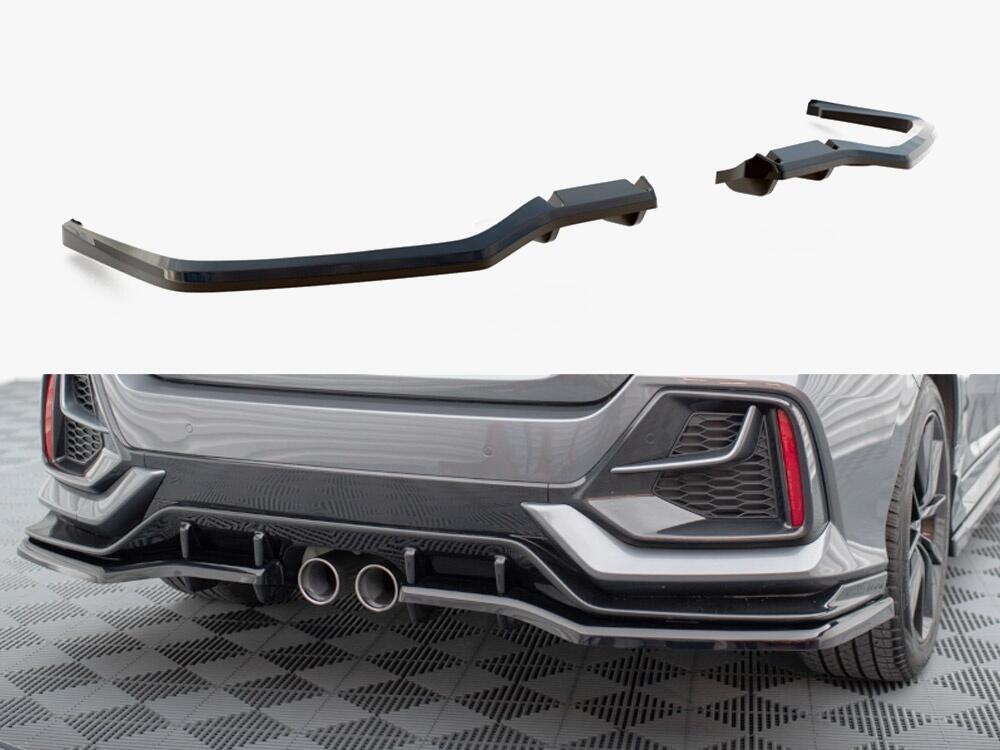 Rear Splitter V.1 (Vertical Bars) Honda Civic Sport Mk10 Facelift