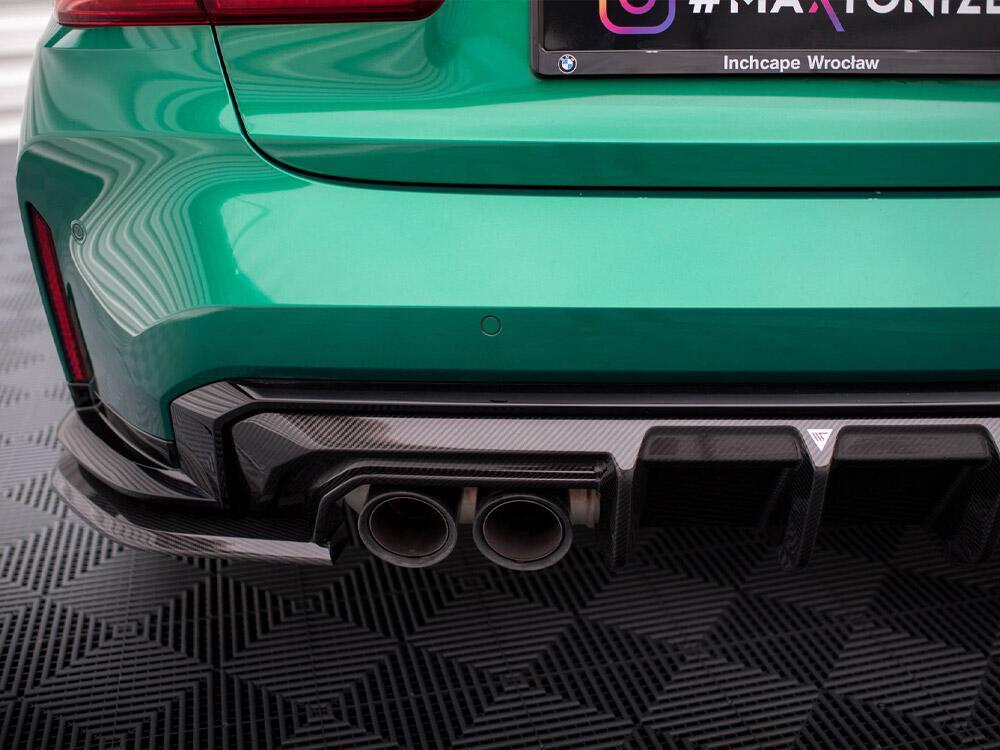 Carbon Fiber Rear Side Splitters BMW M3 Sedan / Touring G80 / G81