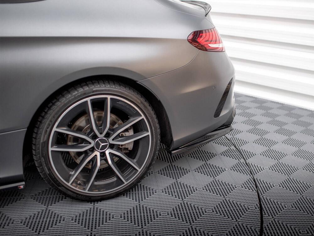 Rear Splitter (Vertical Bars) Mercedes-AMG C43 Coupe C205 Facelift