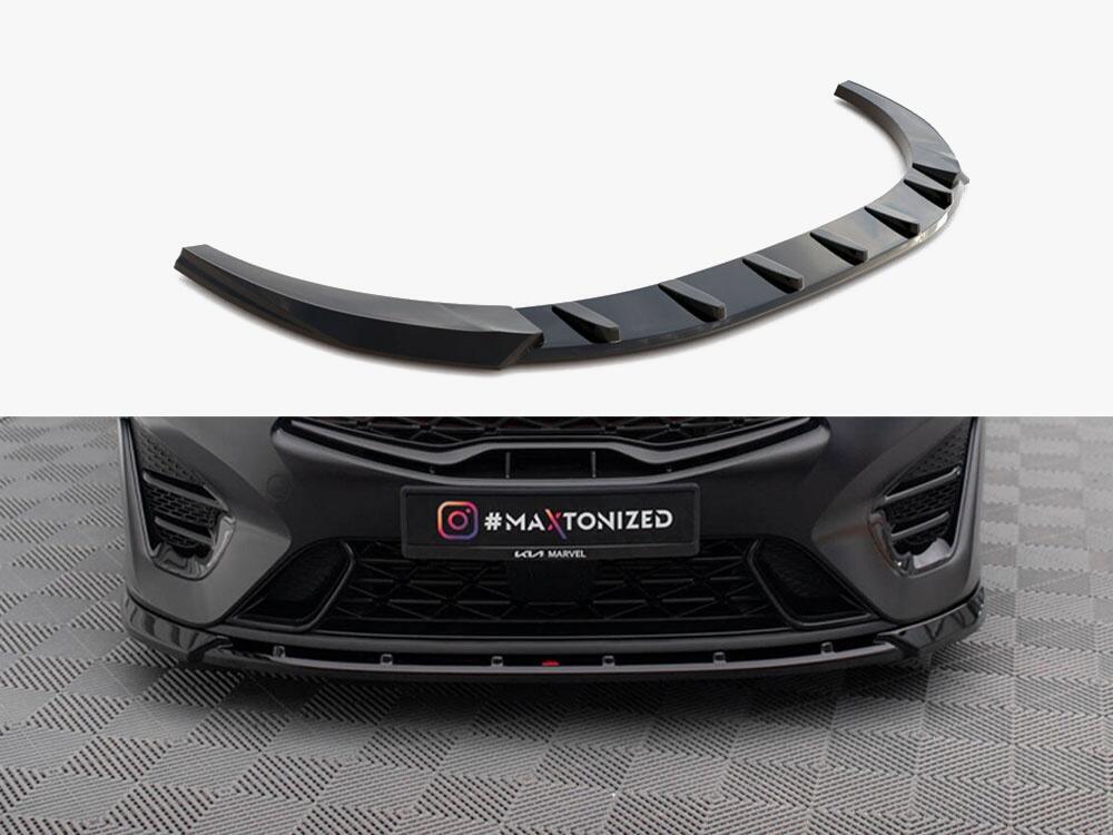 Front Splitter V.2 Kia Proceed GT Mk3 Facelift / Ceed GT / GT - Line Mk1 Facelift