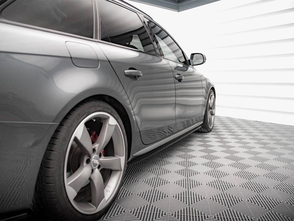 Side Skirts Diffusers V.2 Audi A4 / A4 S-Line / S4 B8