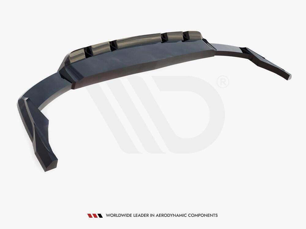 Rear Splitter (Vertical Bars) V.1 Audi SQ8 / Q8 S-Line Mk1 Facelift