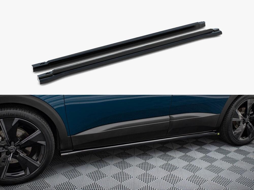 Side Skirts Diffusers Peugeot 3008 GT-Line Mk2 Facelift