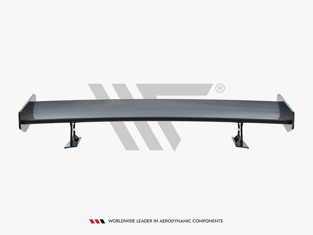 Carbon Spoiler With External Brackets Uprights + LED BMW 3 Coupe E46