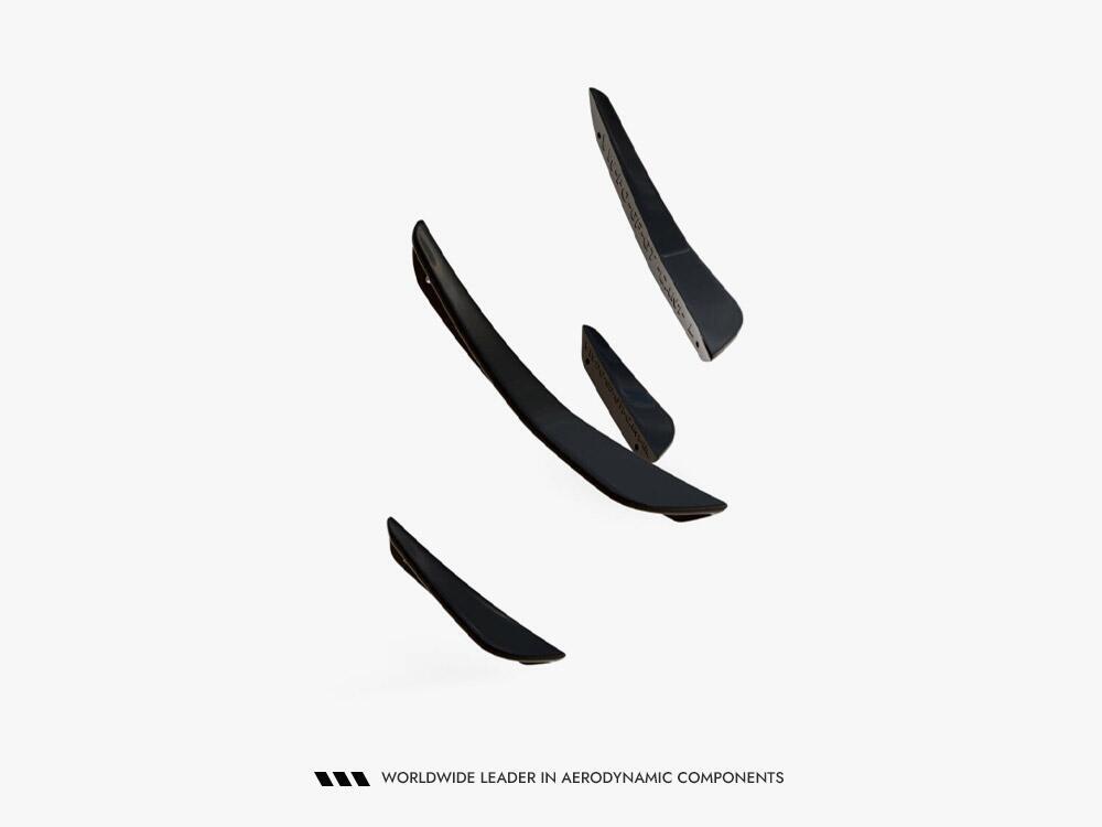 Front Bumper Wings (Canards) Volkswagen Polo GTI Mk6 Facelift