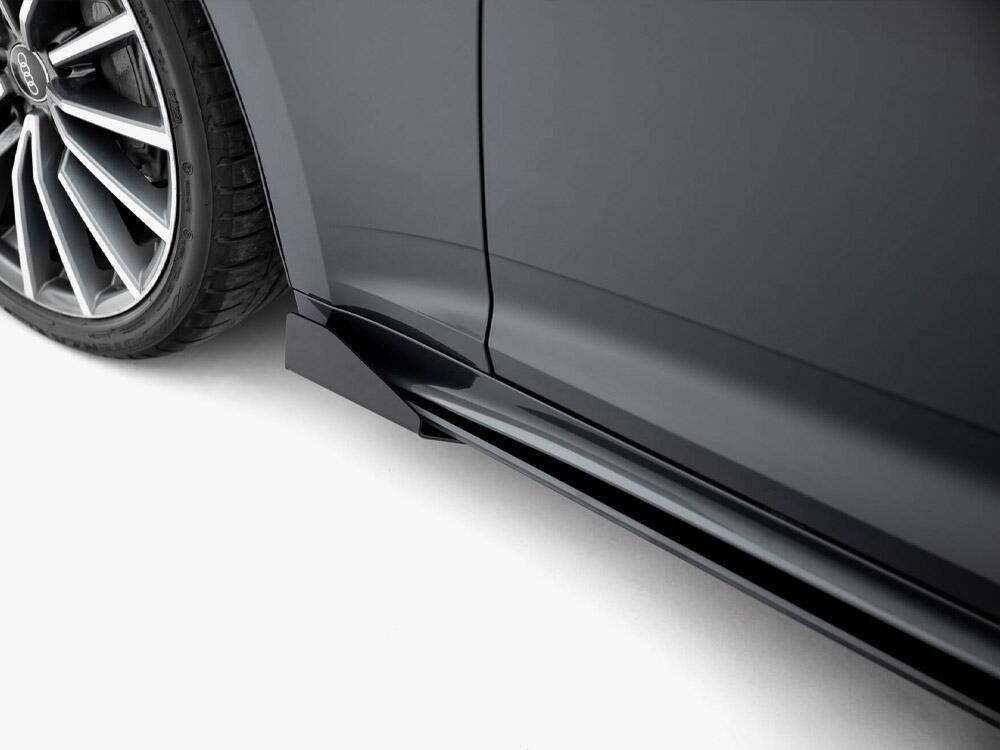 Street PRO Side Skirts Diffusers + Flaps Audi A5 Sportback F5 Facelift