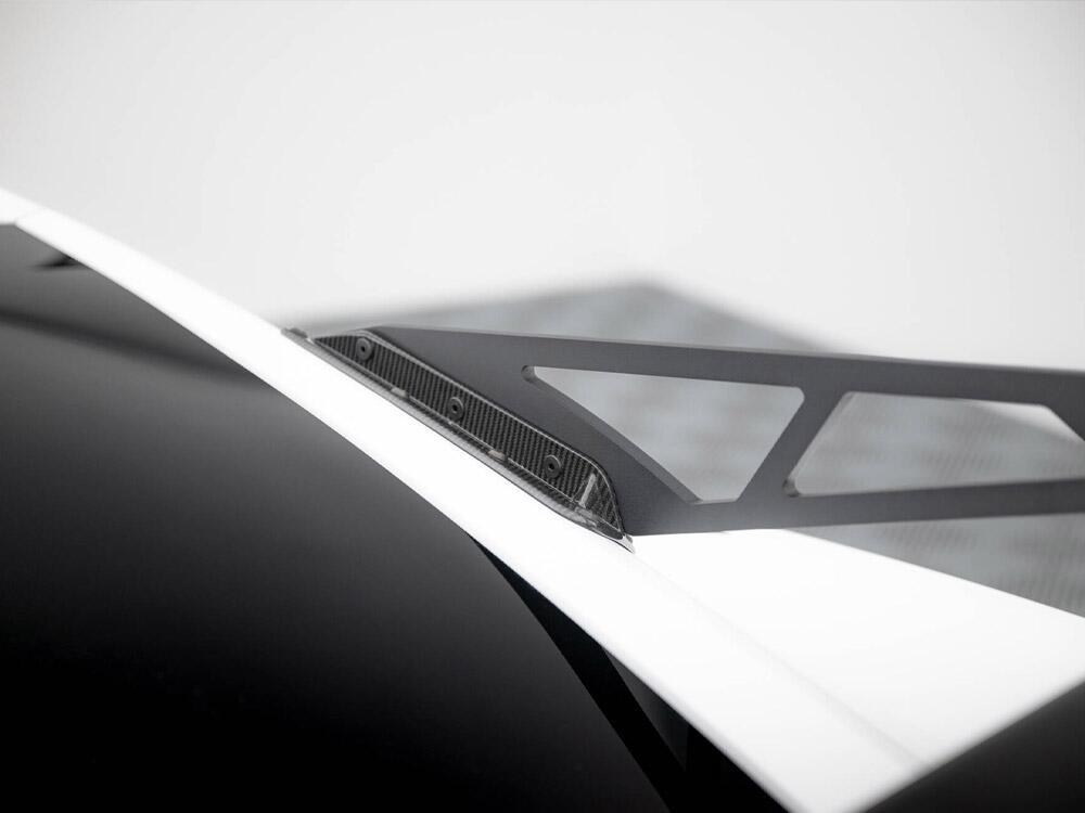 Carbon Spoiler With Upper Swan Mounting + LED Chevrolet Corvette Stingray / Grand Sport C7