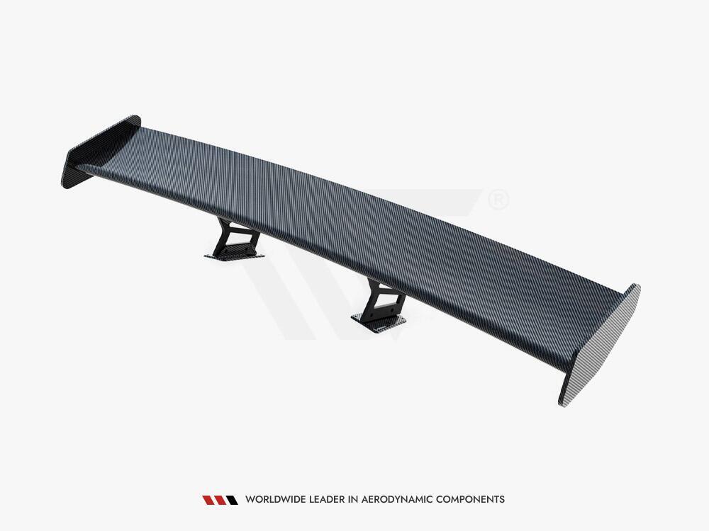 Carbon Spoiler With Internal Brackets Uprights V.2 + LED Porsche 718 Cayman GTS 982c
