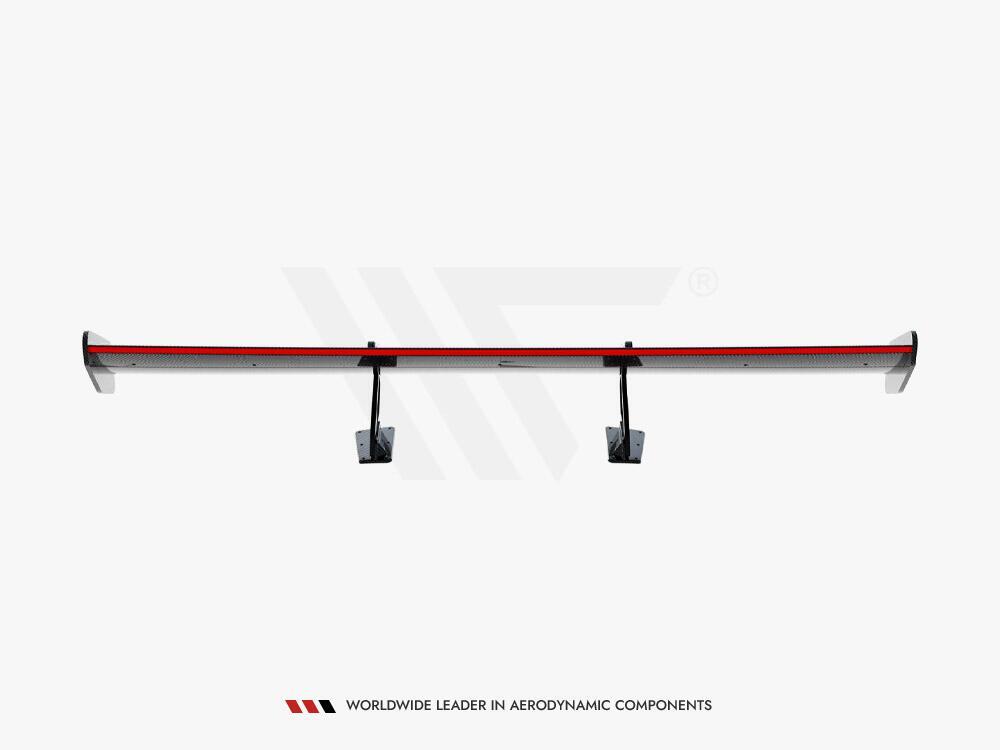 Carbon Spoiler With Upper Swan Mounting V.1 + LED Porsche 718 Cayman GTS 982c