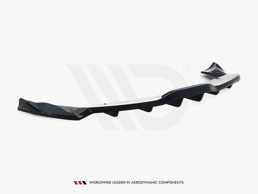 Rear Splitter (Vertical Bars) V.2 Tesla Model X Mk1 Facelift