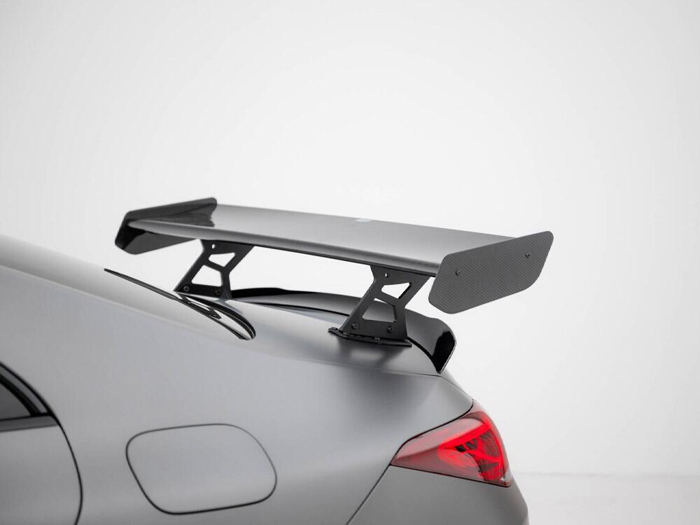Carbon Spoiler With Internal Brackets Uprights + LED Mercedes-Benz CLA Coupe C118 / C118 Facelift