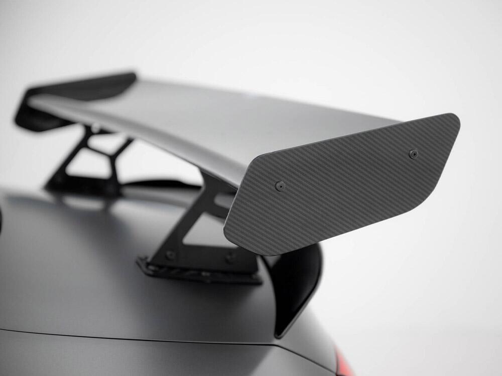 Carbon Spoiler With Internal Brackets Uprights + LED Mercedes-Benz CLA Coupe C118 / C118 Facelift