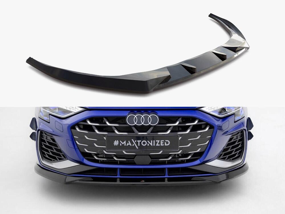 Front Splitter V.1 Audi A3 S-Line Sedan / S3 Sedan 8Y Facelift