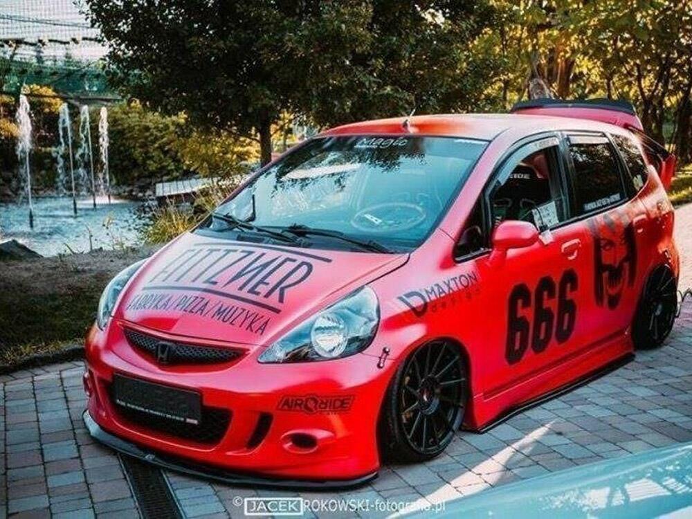 Spoiler CAP Honda JAZZ Mk1 - Carbon Look