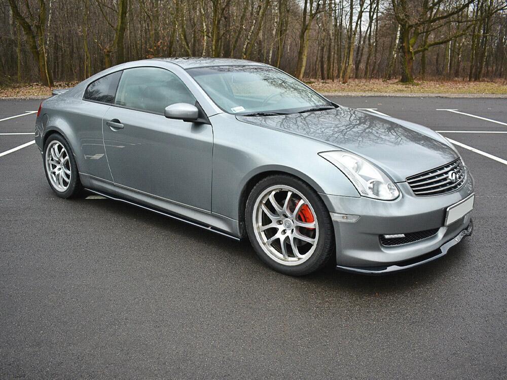 Side Skirts Splitters Infiniti G35 Coupe (2003-2007) - Carbon Look