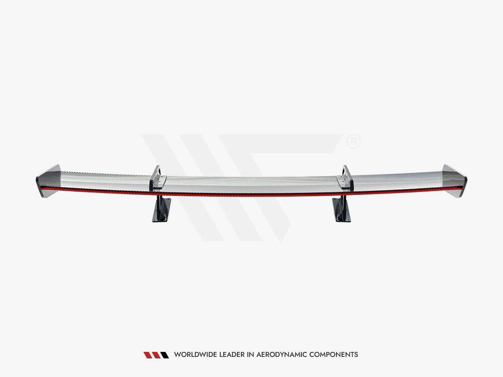 Carbon Spoiler With Upper Swan Mounting + LED Honda Civic SI Mk10