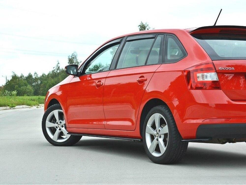 Side Skirts Diffusers Skoda Rapid - Textured