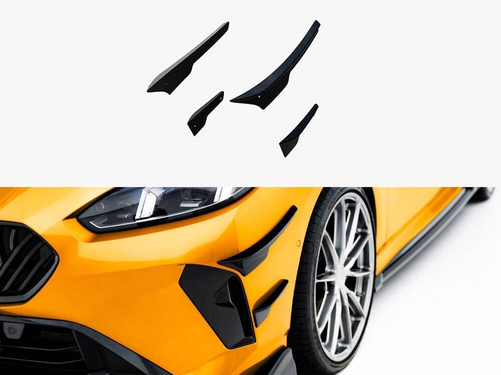 Front Bumper Wings (Canards) BMW 1 M-Pack F70