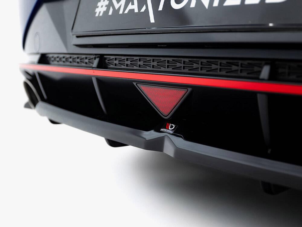 Central Rear Splitter (Vertical Bars) Hyundai Elantra N Mk7