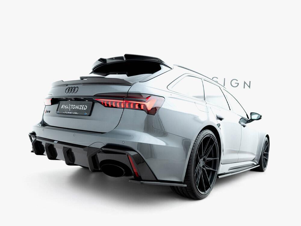 Prepreg Carbon Fiber Rear Side Splitters Audi RS6 C8