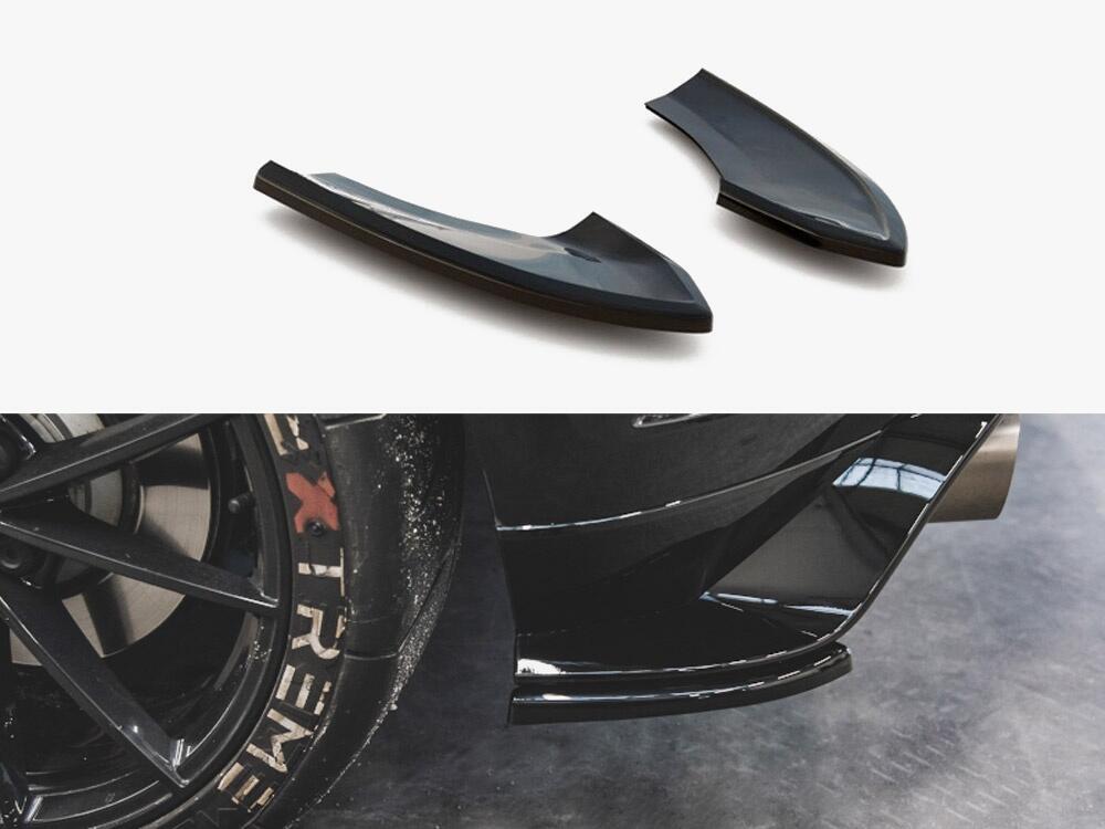 Rear Side Splitters VW Golf 7 GTI TCR - Carbon Look