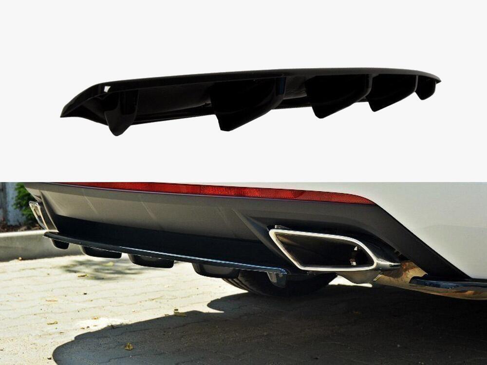 Central Rear Splitter Skoda Octavia VRS MK3/ MK3.5 Hatchback/ Estate- Textured