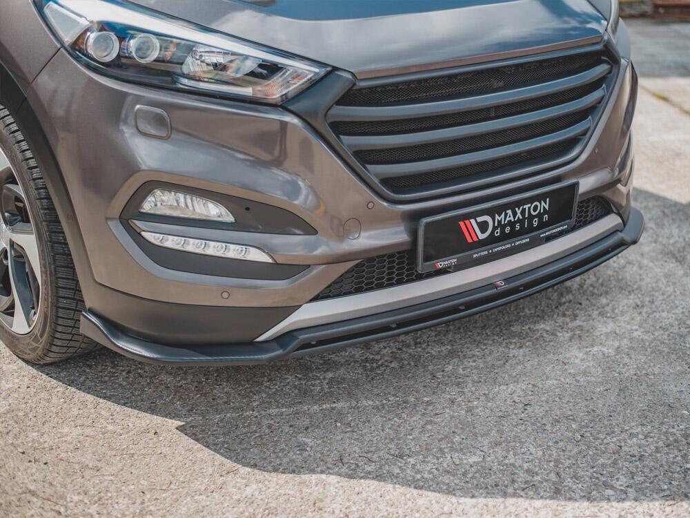 Front Splitter Hyundai Tucson Mk3 Pre-Facelift - Carbon Look
