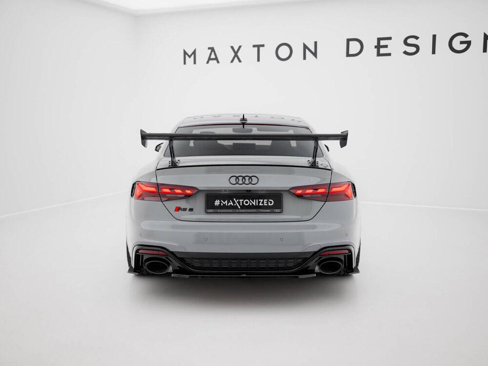 Carbon Spoiler With External Brackets Uprights V.1 Audi A5 / A5 S-Line / S5 / RS5 Coupe F5 / F5 Facelift