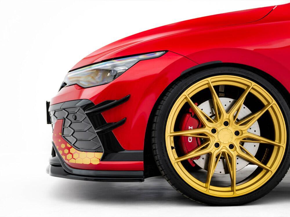 Front Bumper Wings (Canards) Volkswagen Golf GTI Clubsport Mk8 Facelift
