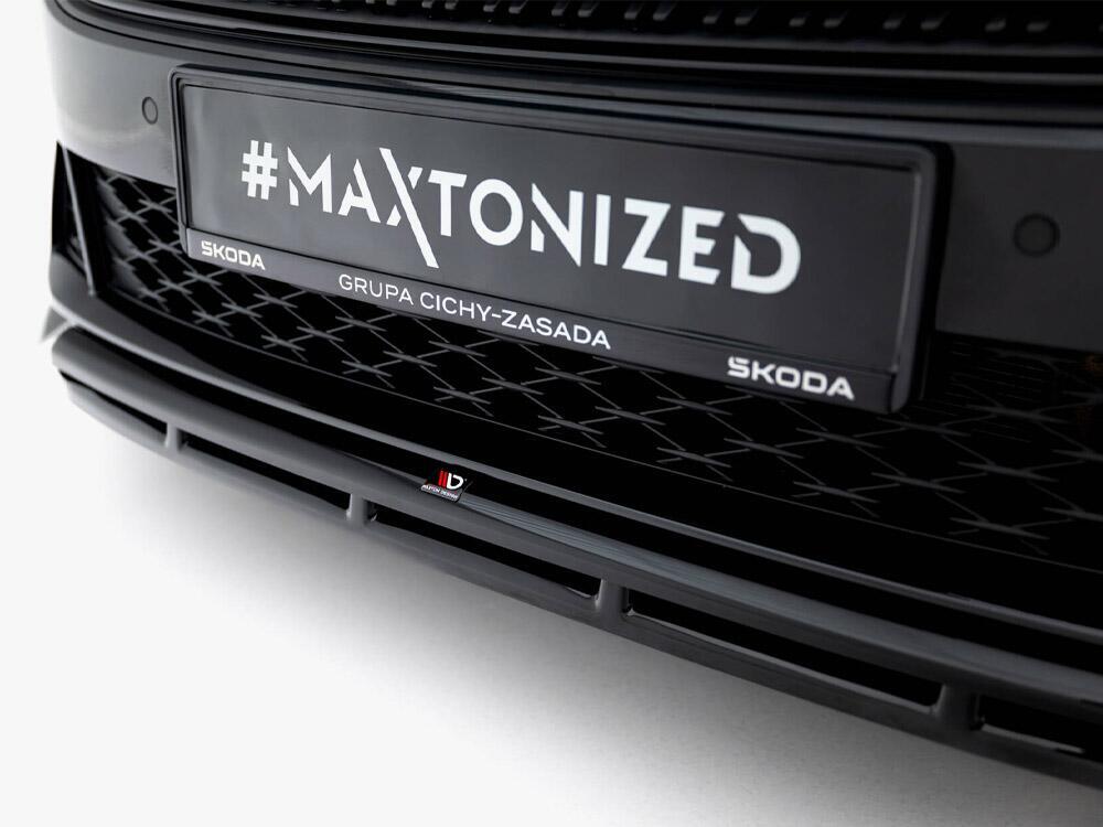 Front Splitter V.1 Skoda Octavia RS Liftback / Estate Mk4 Facelift
