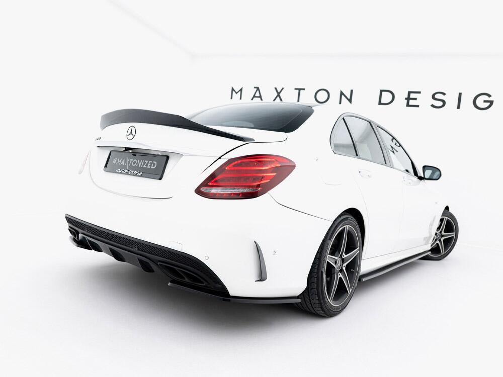 Rear Side Splitters Mercedes-Benz C AMG-Line Sedan W205