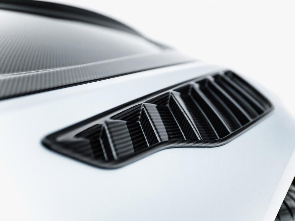 Prepreg Carbon Front Fender Side Vents Mercedes-AMG GT 63 / 55 / 63 S E Performance C192