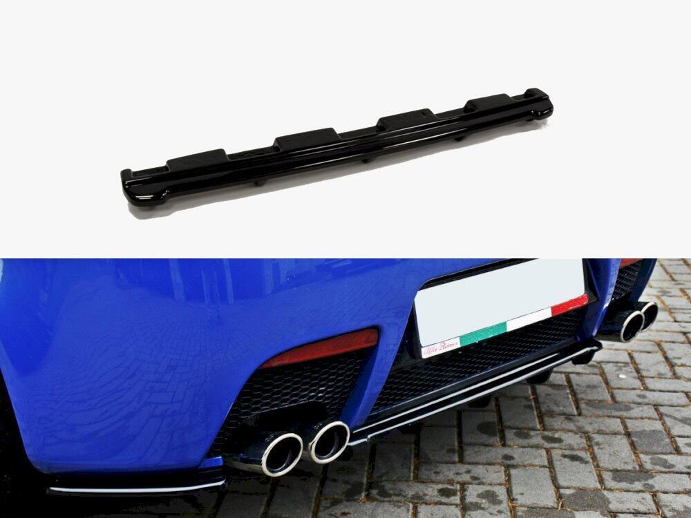 Central Rear Splitter (Vertical Bars) Alfa Romeo 147 GTA - Gloss Black
