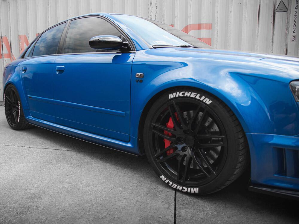 Side Skirts Splitters Audi RS4 B7