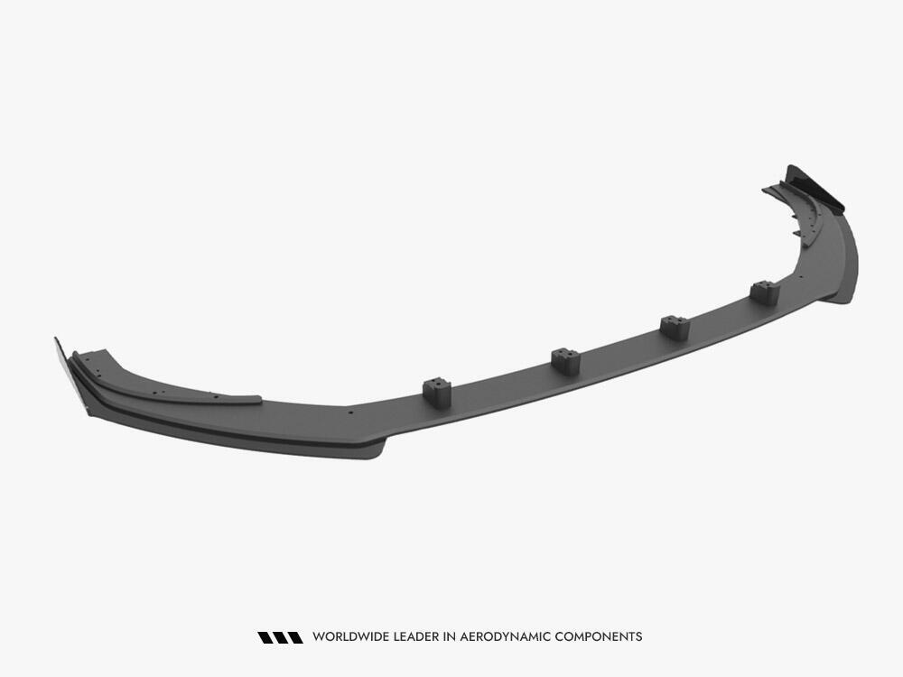 Street PRO Front Splitter V.1 + Flaps Audi S3 / A3 S-Line Sportback 8V Facelift