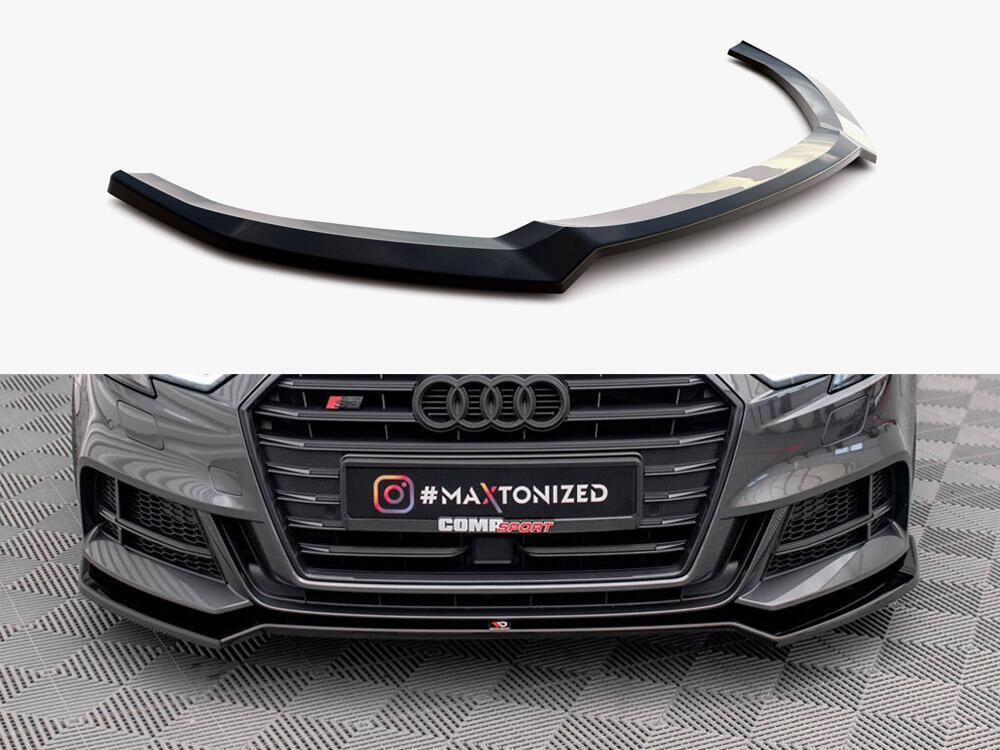 Front Splitter V.2 Audi S3 / A3 S-Line Sportback 8V Facelift