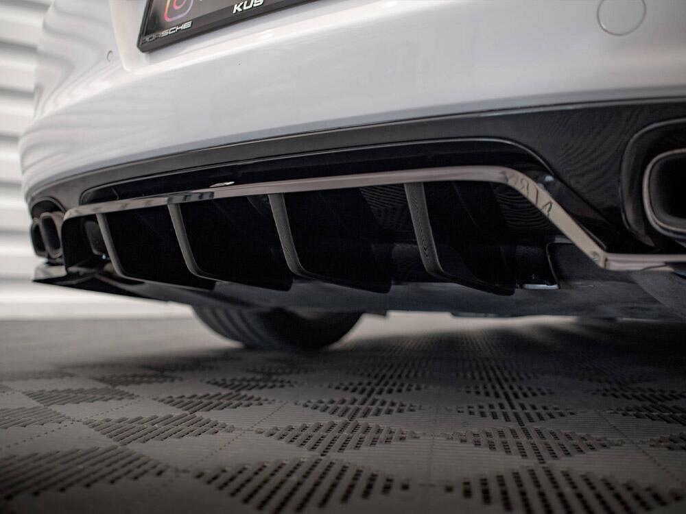 Rear Splitter (Vertical Bars) Porsche Panamera Turbo 970