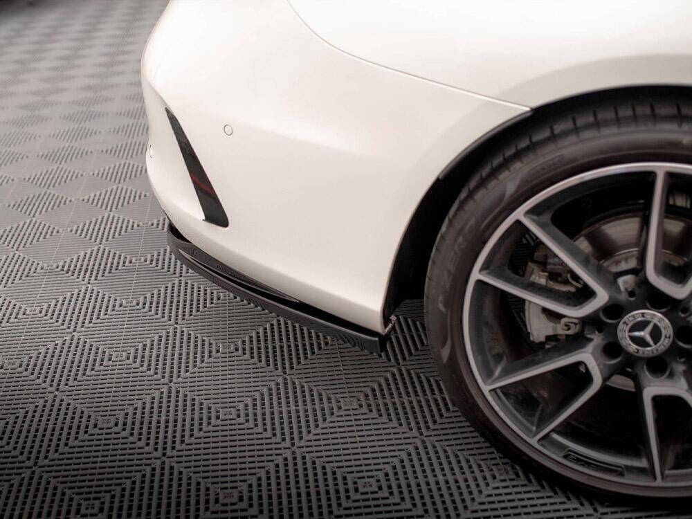 Rear Splitter (Vertical Bars) Mercedes C Coupe AMG-Line C205 Facelift