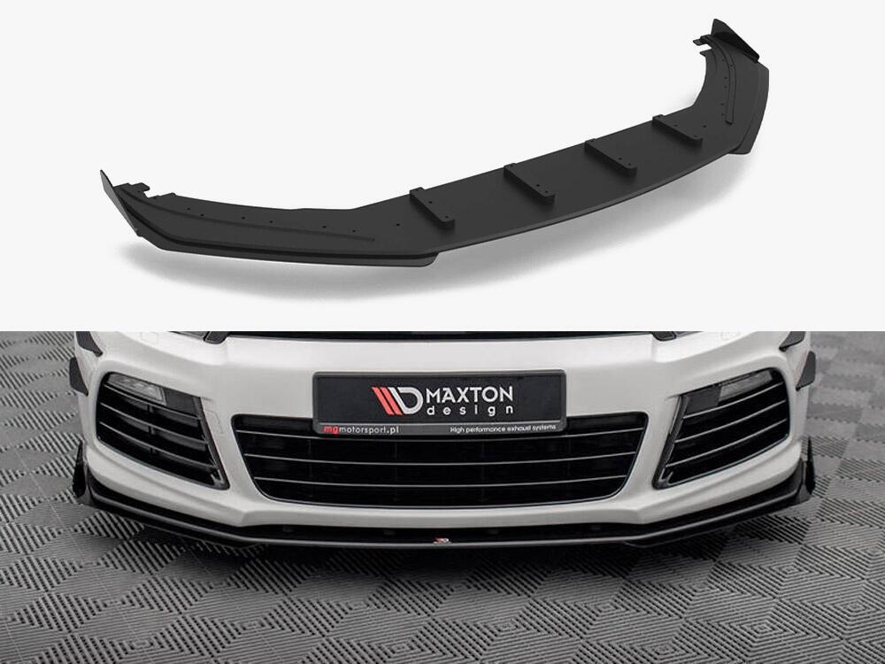 Street PRO Front Splitter + Flaps Volkswagen Scirocco R Mk3