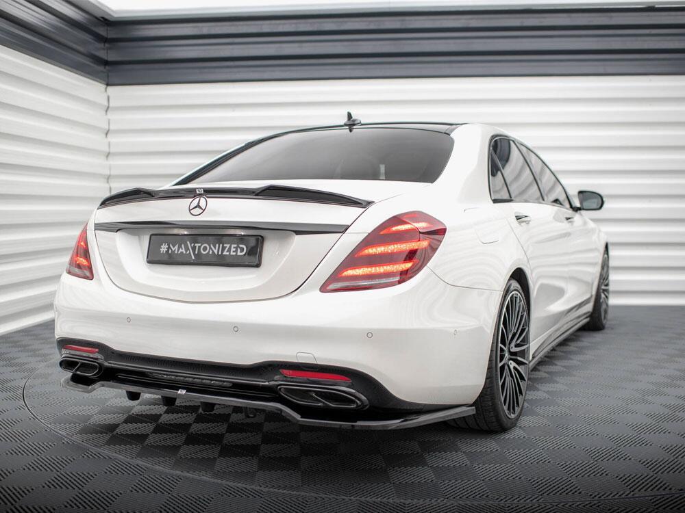Rear Splitter (Vertical Bars) Mercedes-Benz S AMG-Line W222 Facelift