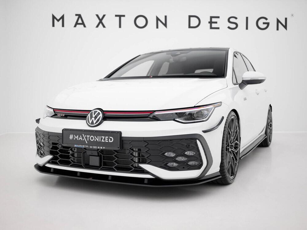 Street PRO Front Splitter Volkswagen Golf GTI / GTE / R-Line Mk8 Facelift