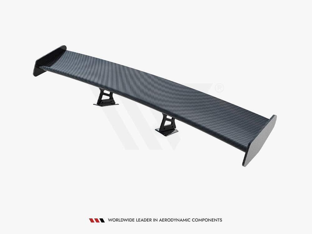 Carbon Spoiler With Internal Brackets Uprights V.1 + LED Porsche 718 Cayman GTS 982c