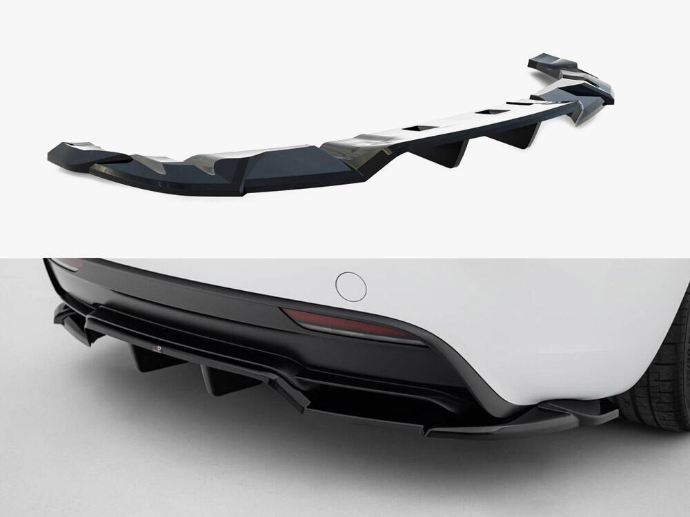 Rear Splitter (Vertical Bars) V.2 Tesla Model 3 Performance Mk1 Facelift