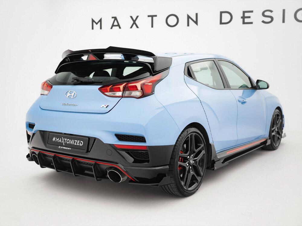 Street Pro Rear Side Splitters + Flaps Hyundai Veloster N Mk2